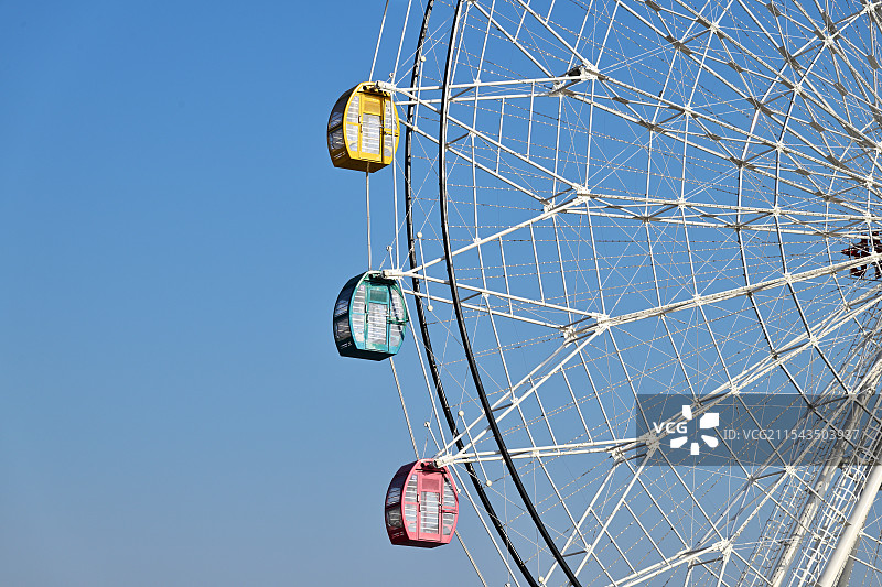 摩天轮，上海奉贤渔人码头图片素材