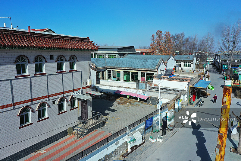 华北明珠白洋淀。芦花荷塘冰无限寒鸟野鸭在歌舞，多情画卷看雄安邵庄子图片素材