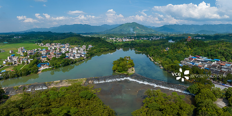 广西桂林兴安 灵渠 人字坝 风景图片素材