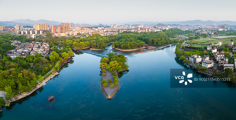 广西桂林兴安 灵渠 人字坝 千年灵渠图片素材