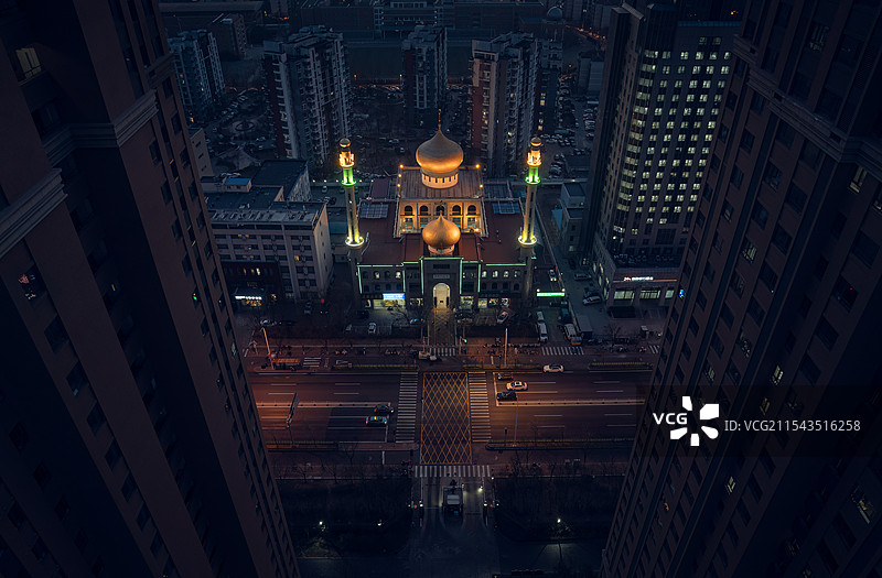 天津红桥清真大寺图片素材