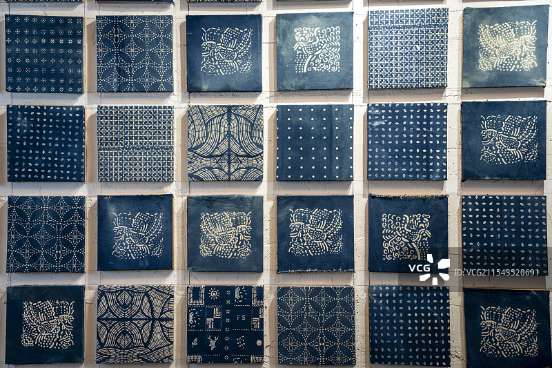 贵州少数民族文化文字河蜡染图片素材