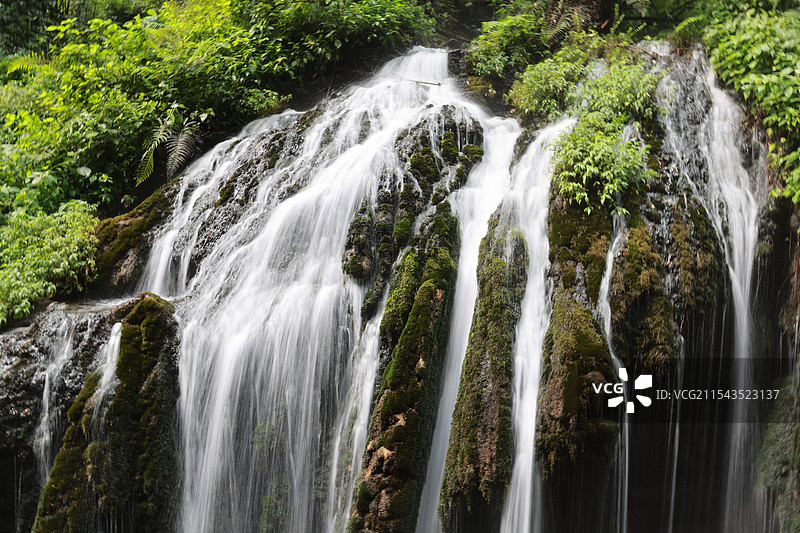 三峡人家黄龙瀑图片素材