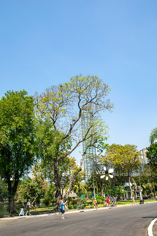 泰国曼谷伦披尼公园图片素材