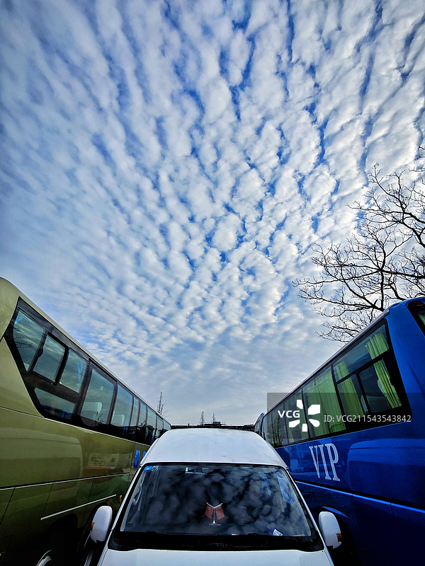 七宝高积云景图片素材