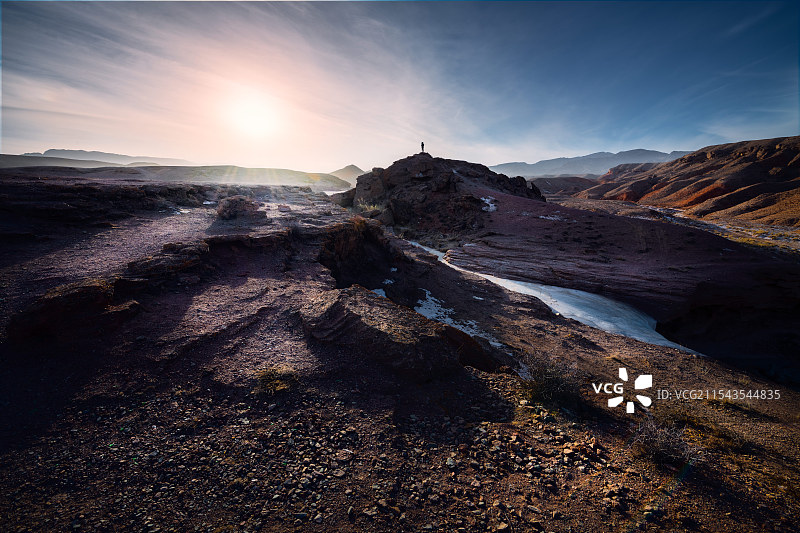 沟壑纵横图片素材