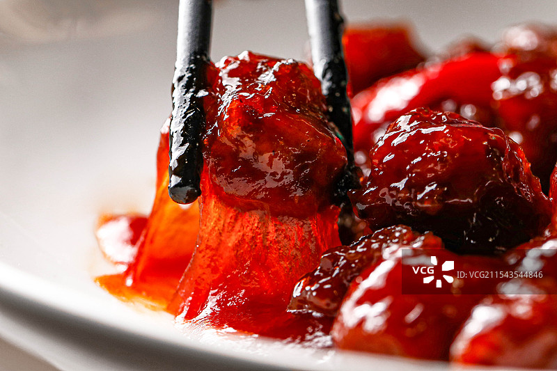 糖醋丸子拉丝丸子山西美食家常菜肉丸糖醋里脊猪肉图片素材