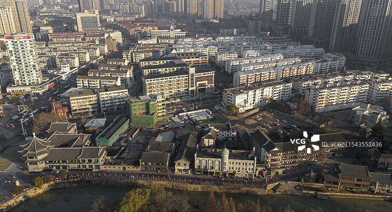 江苏淮安：城市风光图片素材