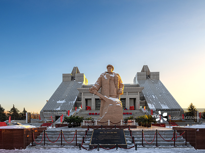 大庆王进喜博物馆图片素材