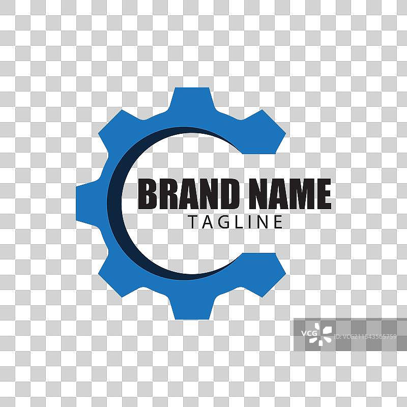 齿轮logo设计图片素材