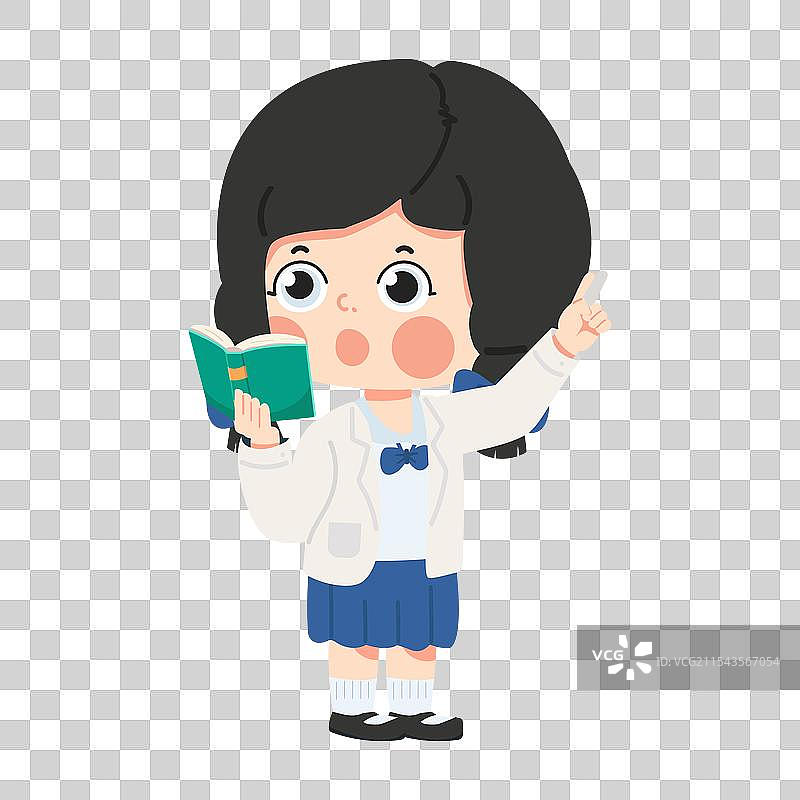 年轻科学家正在做笔记图片素材