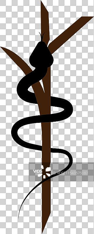 蛇形标志图片素材