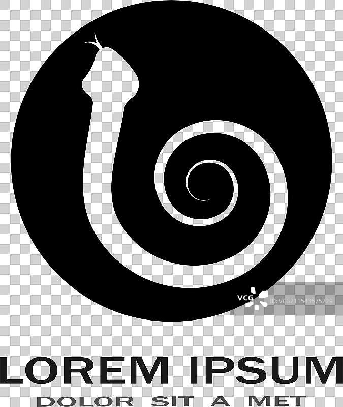 蛇形标志图片素材