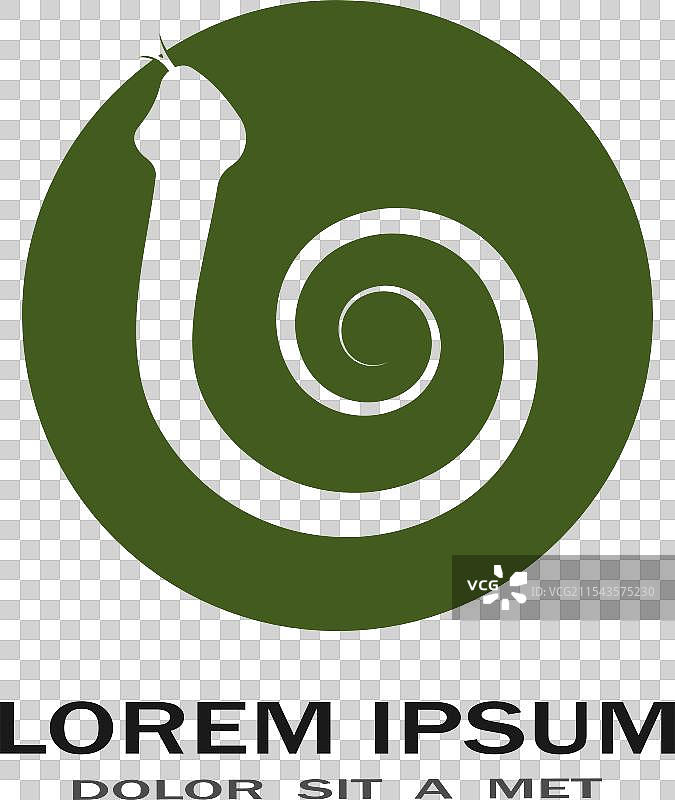 蛇形标志图片素材