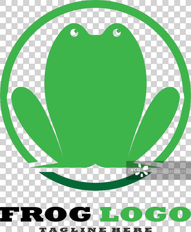 青蛙logo模板图片素材
