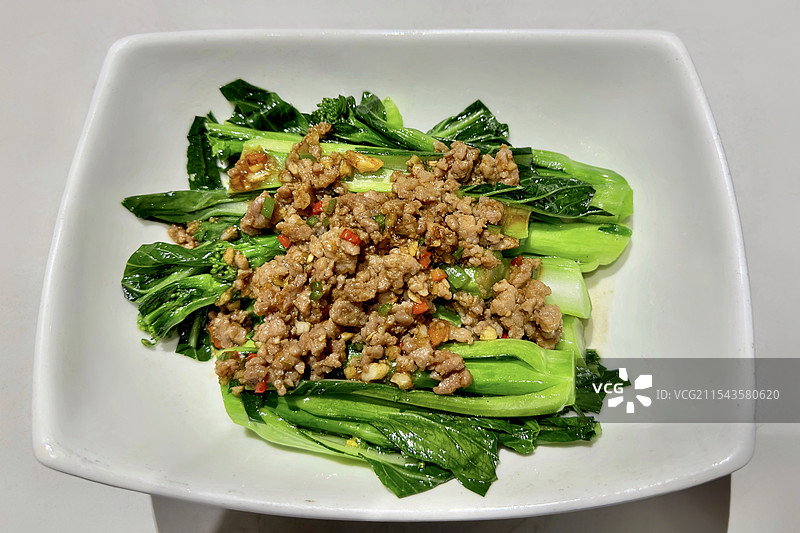 牛肉粒菜心图片素材