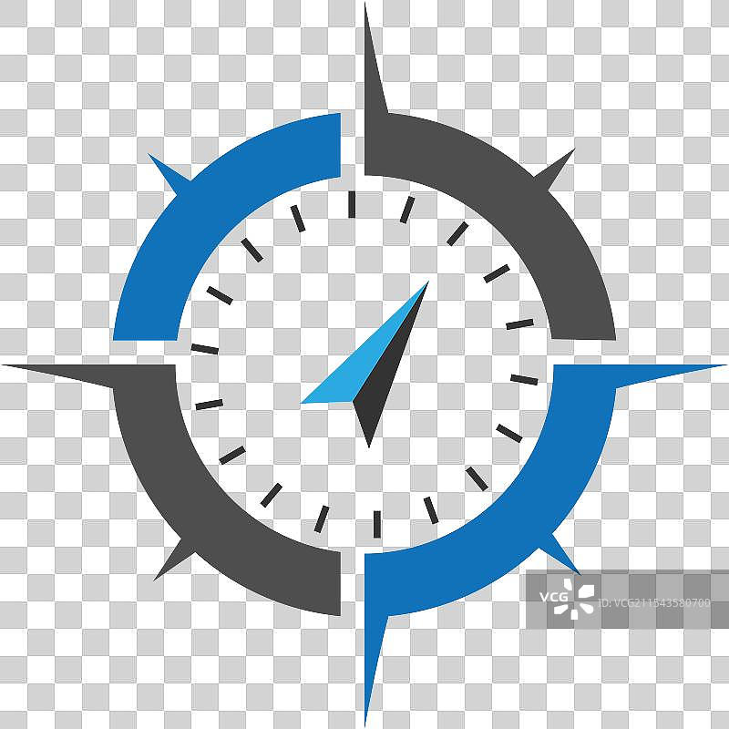 指南针标志模板图标设计图片素材