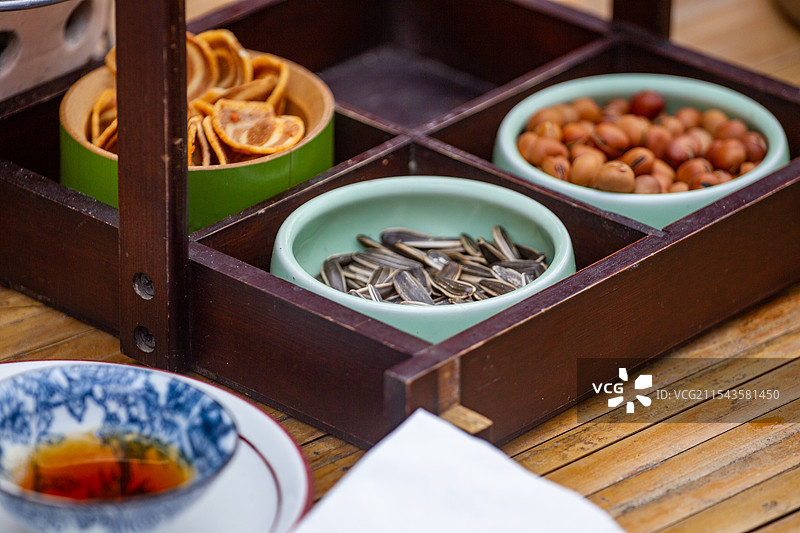 四川省绵阳市罐罐茶，休闲，围炉煮茶图片素材