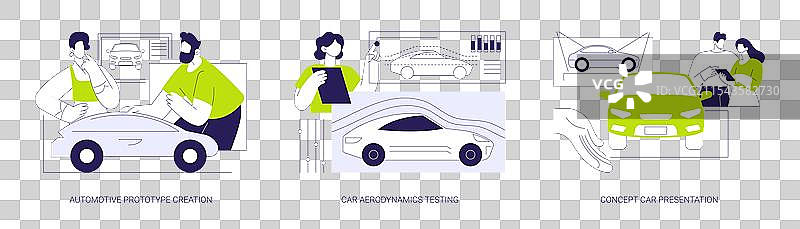 车辆原型抽象概念图片素材