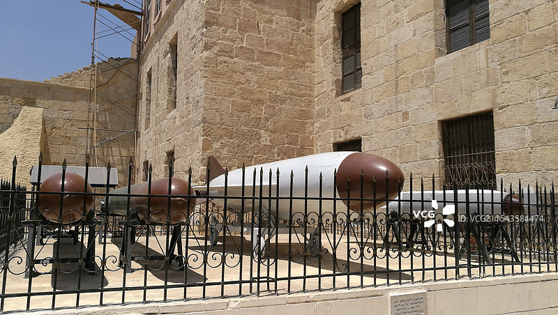 埃及开罗萨拉丁城堡军事博物馆导弹图片素材