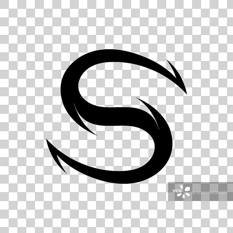 字母S标志图标设计模板元素图片素材