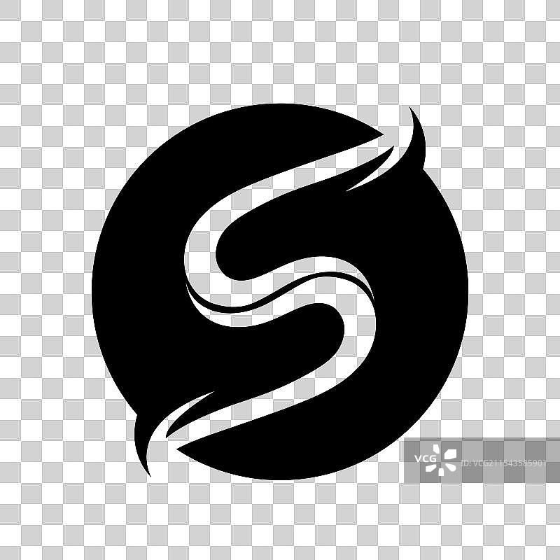 字母S标志图标设计模板元素图片素材