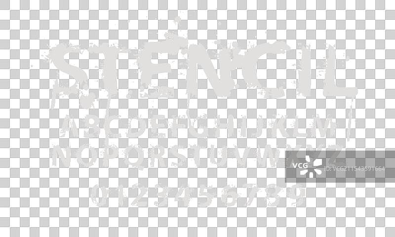 抽象字母的喷漆磨损字体图片素材