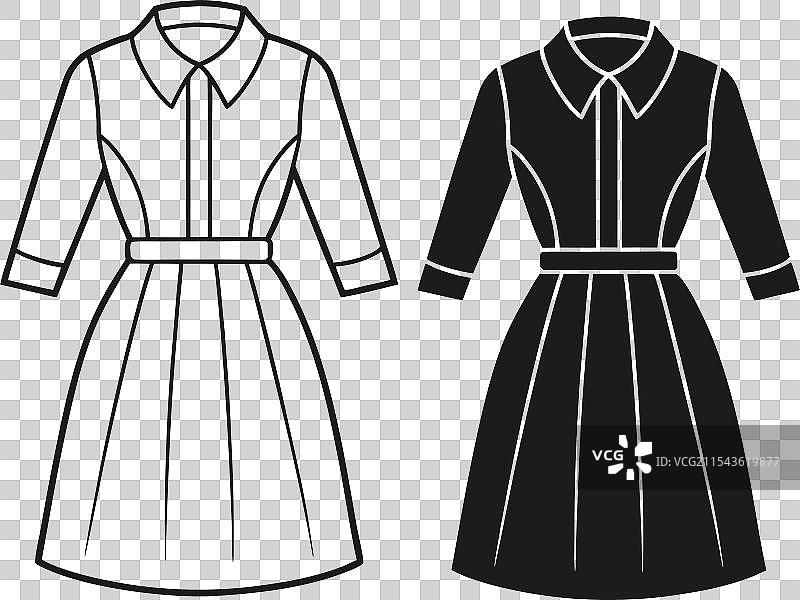 衬衫裙时尚图片素材