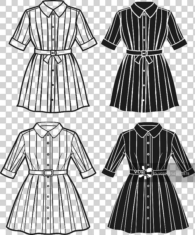 衬衫裙时尚图片素材