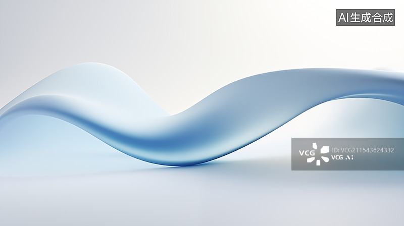 【AI数字艺术】立体波浪背景图片素材