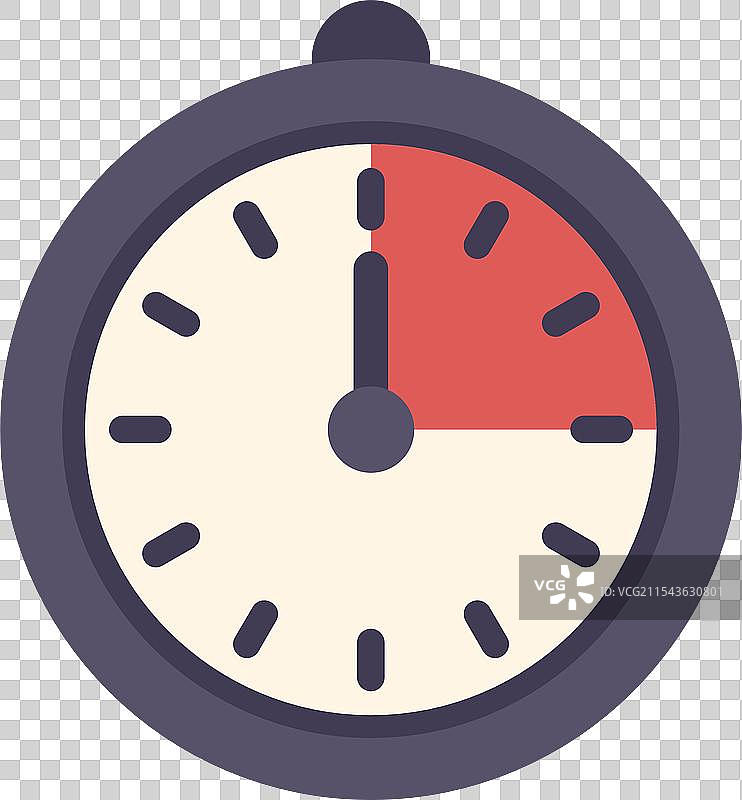 显示时间流逝的计时器图标设计图片素材