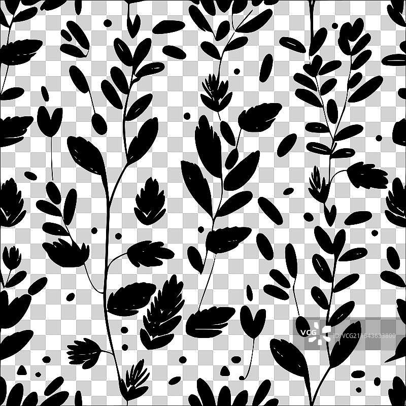 石南花图案抽象无缝色彩图片素材