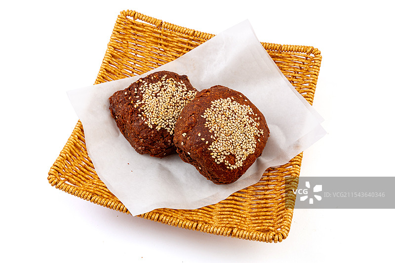 芝麻红糖麻将烧饼图片素材