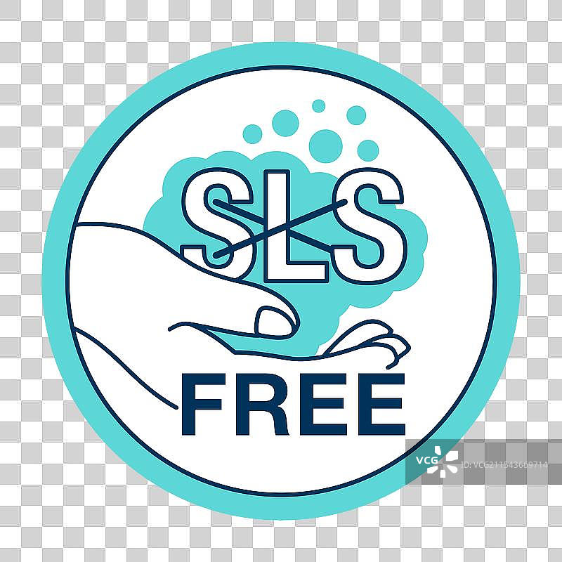 无SLS - 泡沫中不含月桂醇硫酸钠图片素材