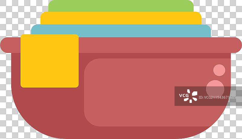 塑料午餐盒里装着一堆食品容器图片素材