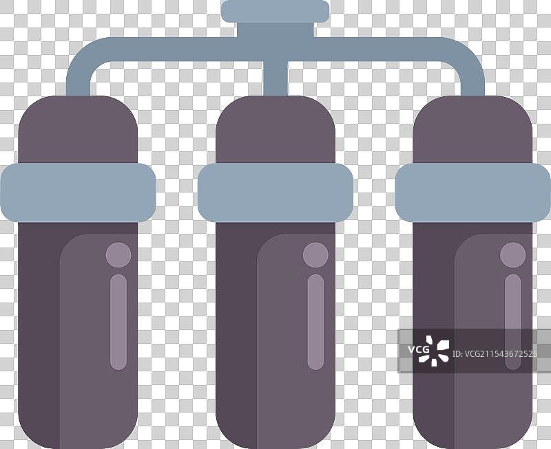 水净化系统配备过滤器提供图片素材