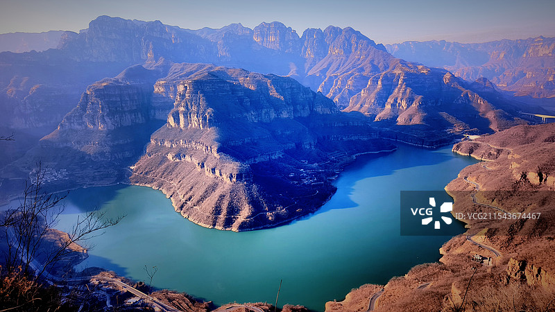 林州太行平湖图片素材