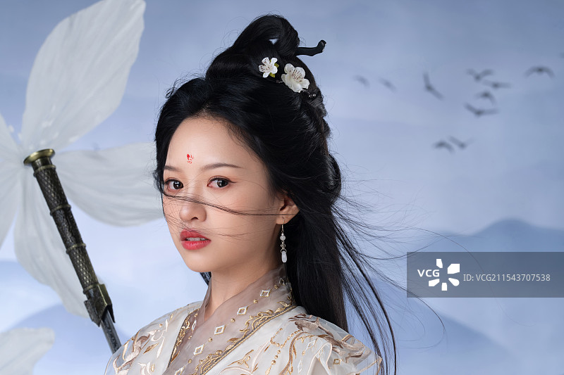 漂亮的江湖侠女图片素材