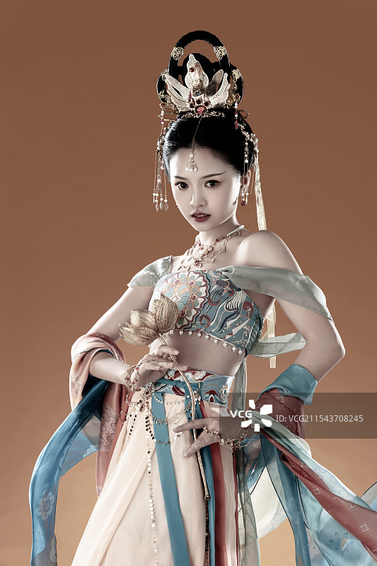 漂亮的敦煌美女图片素材