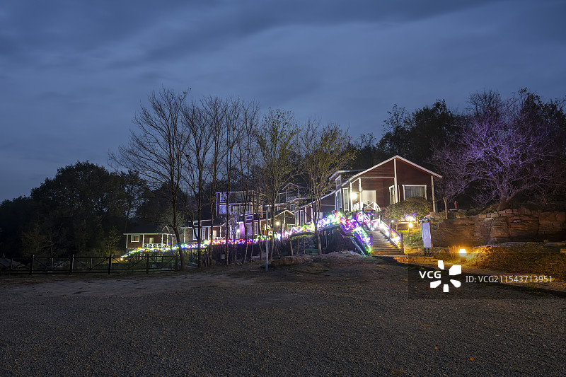 襄阳九路寨风景区旅游风光图片素材