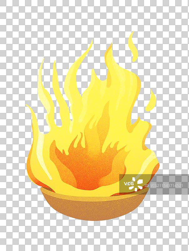 火烟火生火插画图片素材
