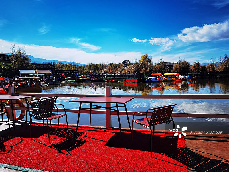 丽江拉市海湿地公园图片素材