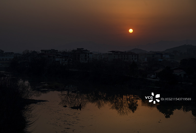 夕阳日落图片素材