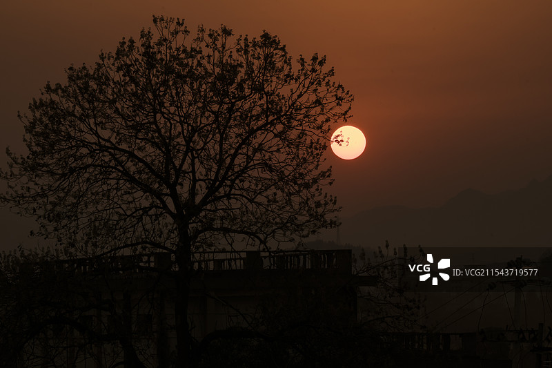 夕阳日落图片素材