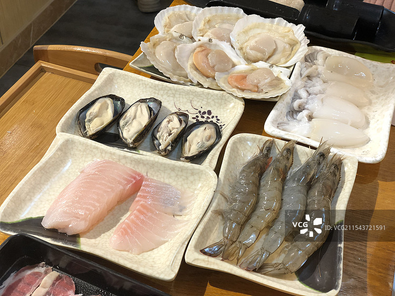 海鲜拼盘图片素材