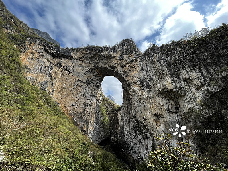 天德洞天坑图片素材