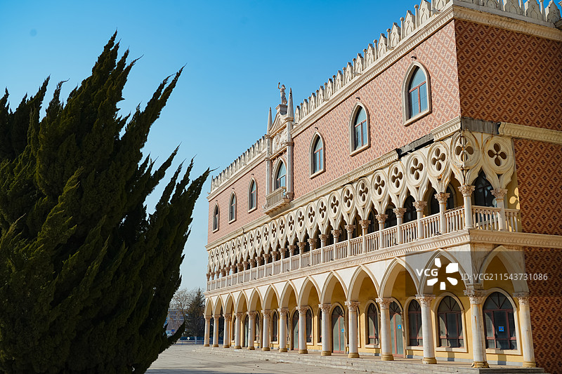 青岛方特梦幻王国  儿童主题乐园 异域风情建筑图片素材