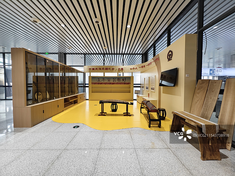 兰考南站民族乐器体验区图片素材