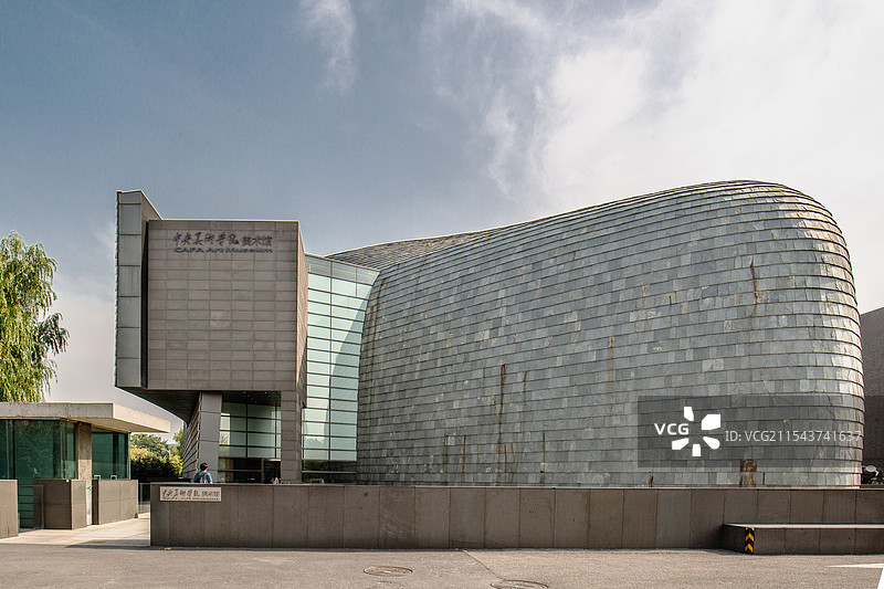 北京中央美院美术馆新馆图片素材