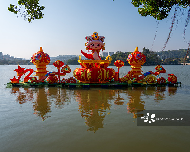 惠州风光：一湖（西湖）三塔（文星塔、泗洲塔、文笔塔）、水东街、东江沙图片素材